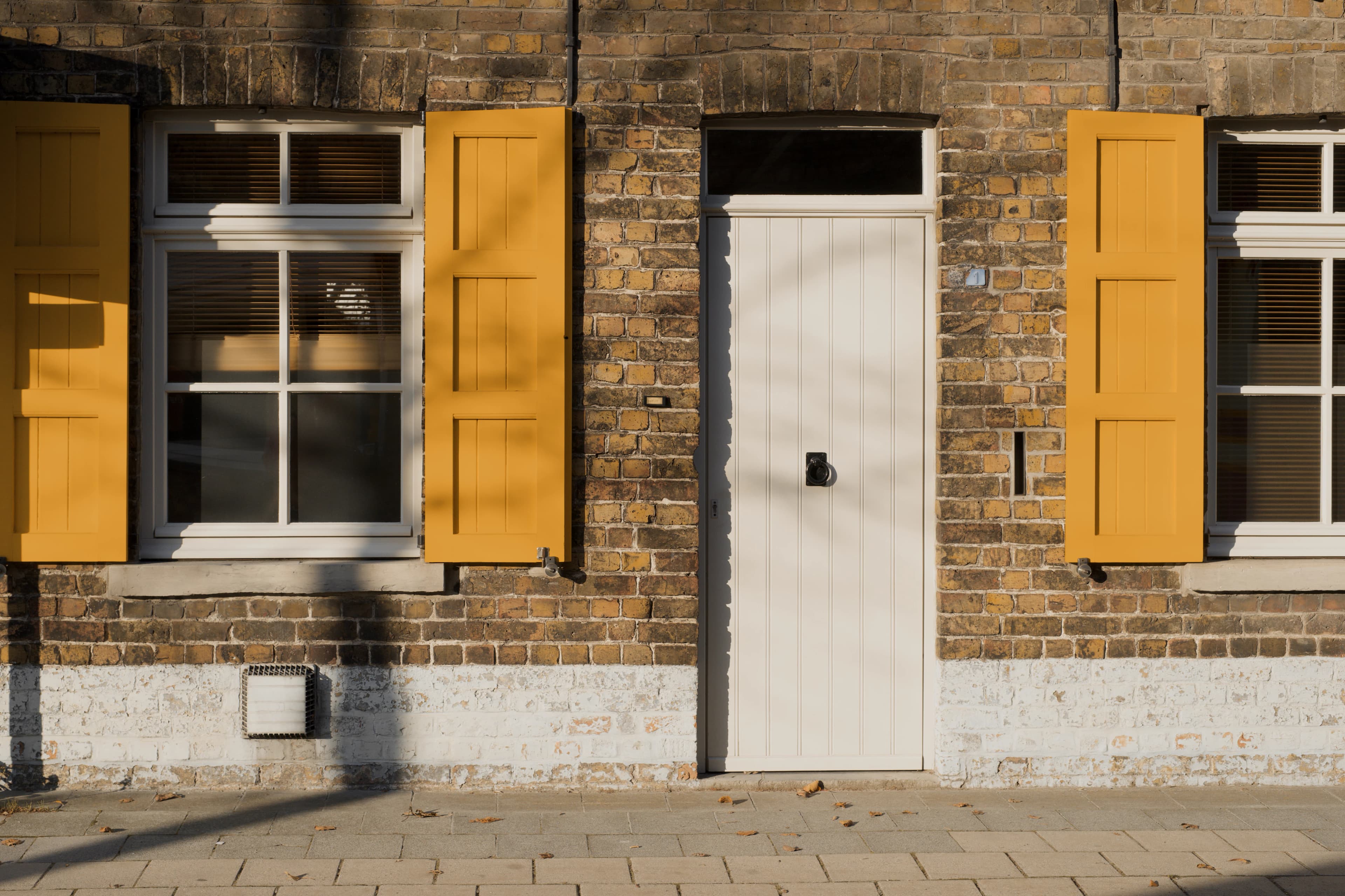 a building with two doors